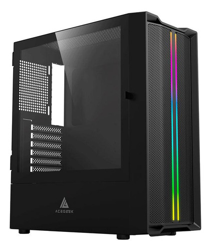 Gabinete Gamer Acegeek Aurora E450, Mid-tower, Lateral/vidro