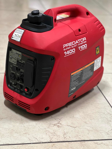 Generador Inverter Super Silencioso De 1400 Watts Predator (Usado)