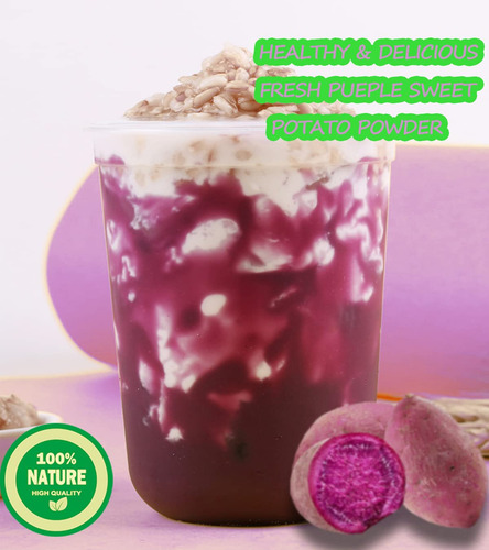 Polvo De Camote Morado Liofilizado, 4.0 Oz, Polvo De Camote