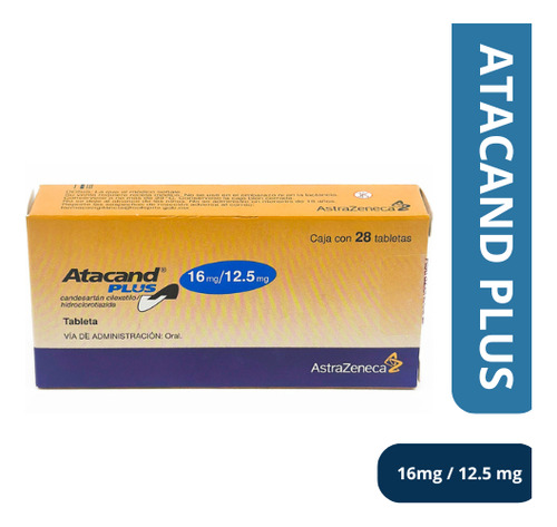 Atacand Plus 16 Mg / 12.5 Mg, Con 28 Tabletas - Astrazeneca