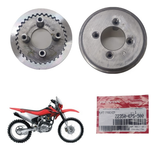 Plator De Embreagem Da Crf 230f 2010 2011 2012 2013 2014 Hon