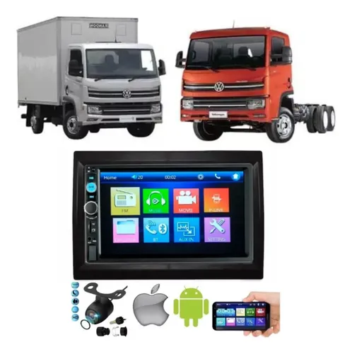 Mp5 Multimidia 2 Din Caminhao Delivery 2017 A 2023 + Camera