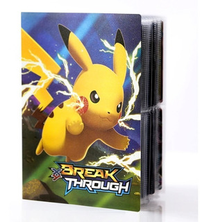 con capacidad para 240 tarjetas Pikachu negro pequeño Album Compatible con Cartas de Pokémon 30 páginas Moocuca Álbumes Compatibles con Tarjetas Pokémon Carpeta Compatible con Cartas de Pokémon 
