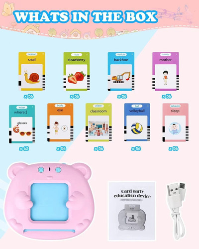 Tarjetas Didácticas Para Niños Dispositivo De Aprendizaje Ed