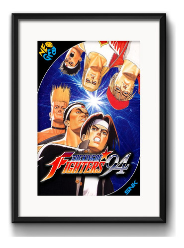 Cuadro King Of Fighters 94 Juego Game Decoracion Paspartú