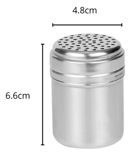 Especiero Acero Inoxidable, Azúcar, Sal O Pimienta Set 4pz