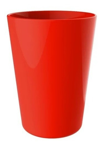Copo Plástico Pop Cônico 400 Ml Vm Cor Vermelho