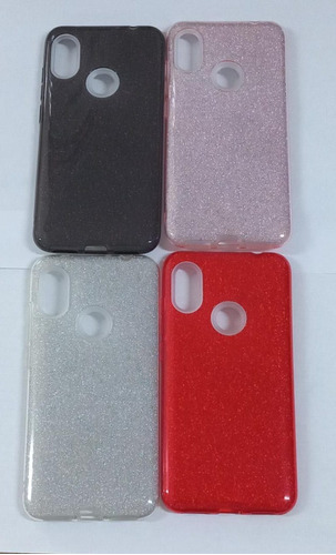 Funda Tpu Con Glitters Para Xiaomi Redmi Note 6 Pro