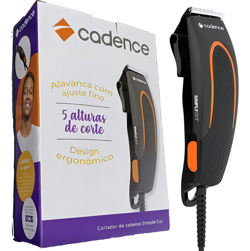 Maquina De Cortar Cabelo E Barba Cadence Simple Cut