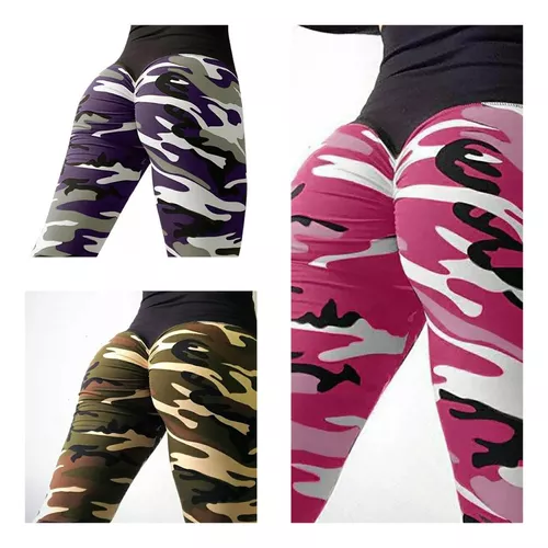 Leggins Licra Dama Gym Camuflado | LUNA_STUDIO