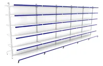 Comprar Gôndolas Prateleiras Centro 1 Inicial + 4 Cont.
