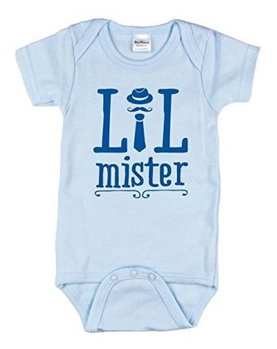 Body Lil Mister Para Bebé, 6-12 Meses Azul