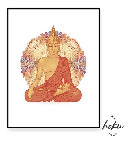 Imagen 1 de 10 de Láminas Decorativas Cuadros 30x40 Buda Hindú Imágenes
