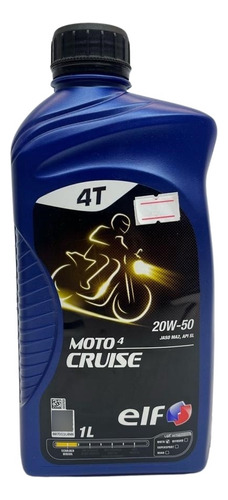 Aceite Mineral 20w50 Moto 4 Cruise 1l Elf