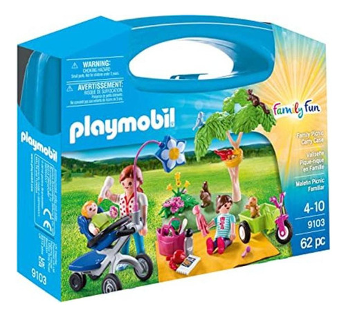 Bolsa De Transporte Para Picnic Familiar De Playmobil.