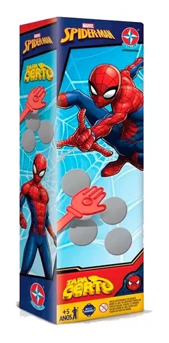 Jogo Spider Man Spidey Ball Jogo Acerte Bolinhas Coordenação