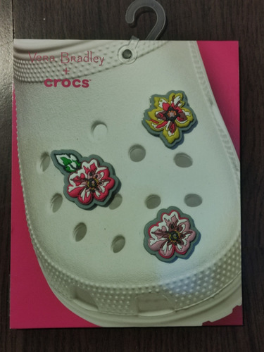 Crocs 3pk Jibbitz Floral Vera Bradley Originales (usa)