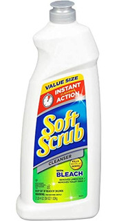 Limpiador Con Lejía Soft Scrub, 36 Onzas, 2 Unidades