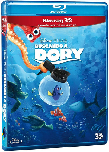 Buscando A Dory | Blu Ray 3d + Blu Ray Disney Película Nuevo