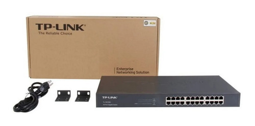 Imagen 4 de 5 de Switch Tl Sg1024 24 Puertos Gigabit 10/100/1000 Rackeable