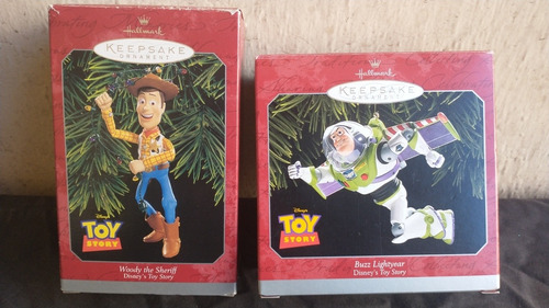 Figura Fija Buzz Lightyear Y Woody Hallmark 