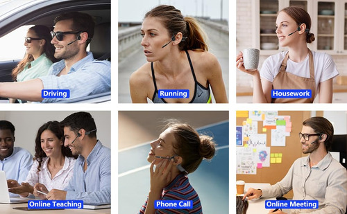 Auriculares De Conducción Ósea Earteana Bluetooth Con Micróf
