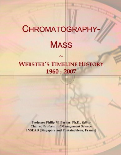 Chromatographymass Websters Timeline History, 1960  2007