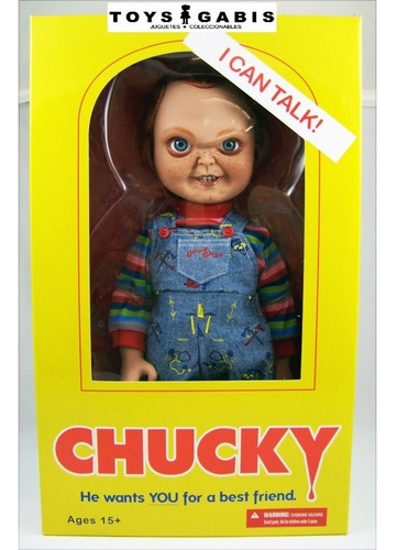 Chucky Buen Chico Mezco Child S Play Con Cuchillo 38cm Nuevo