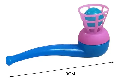 Juguete De Bolas Flotantes Con Tubo De Soplado – Cerbatana Clásica Para Niños (Colores Aleatorios)