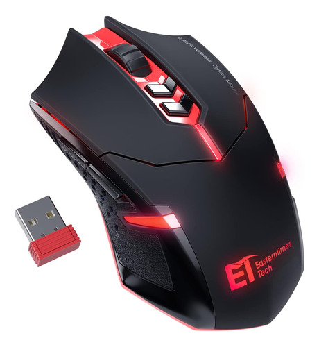 Ratón Gaming T-dagger, 4000 Dpi, Sensor Óptico, Rojo