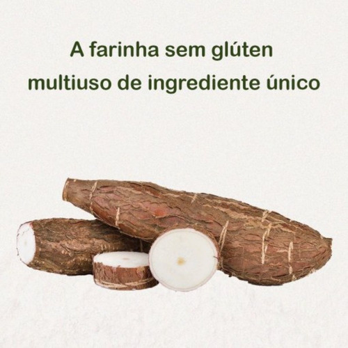 Farinha farinha de mandioca sem glúten Zaya Farinha de mandioca sem glúten 500 g