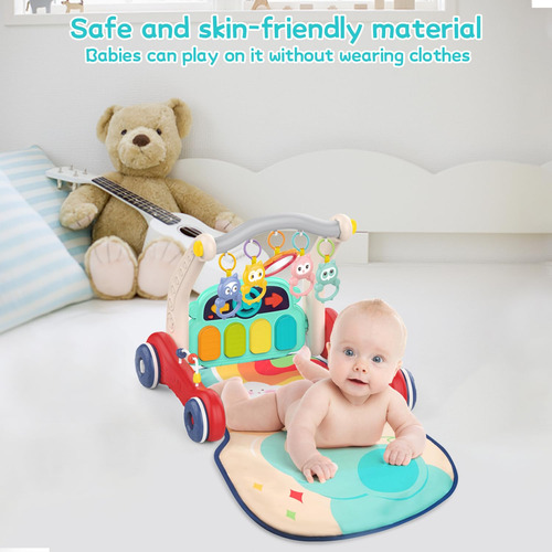 Colchoneta De Juego Para Bebés Pakoo Baby Gym Con Andador Y