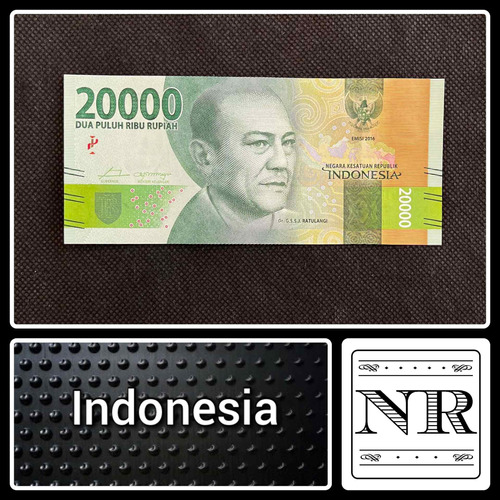 Indonesia - 20000 Rupias - Año 2016 - P #158