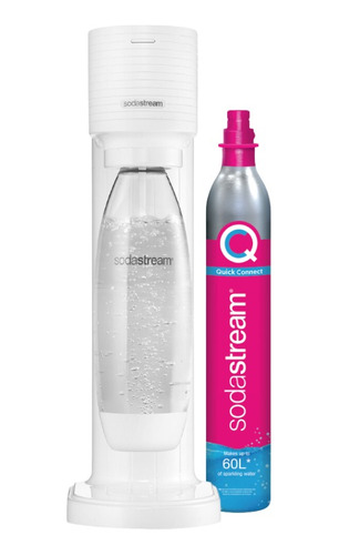 Combo Máquina Gaia Sodastream Para Soda + Botella Y Cilindro