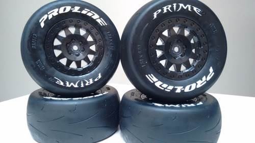 Pneus Rodas Proline  Prime Slick Traxxas Slash Rustler Hpi