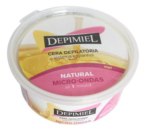 Cera Depilatória Natural Mel Sistema Espanhol 200g