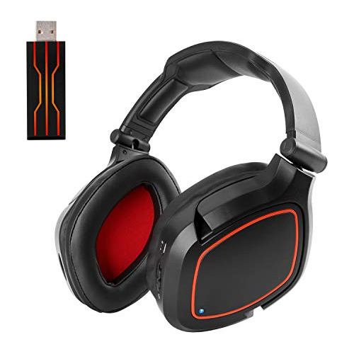 Auriculares Inalámbricos Para Juegos Huhd, Negro