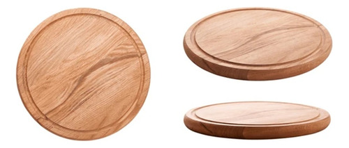 Plato Para Pizza De Madera 30x2cm