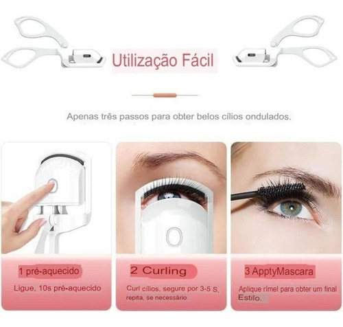 Curvador De Cilios Termico Curvex Profissional