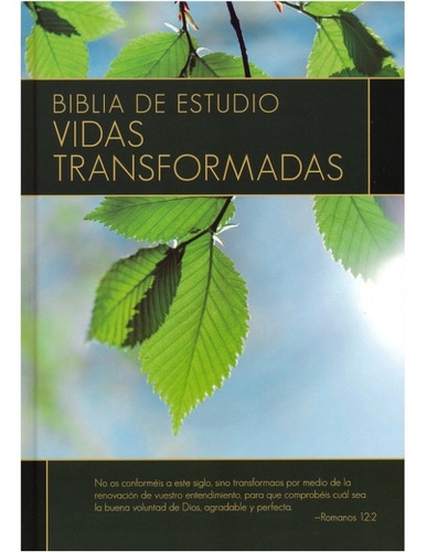 Biblia De Estudio Vidas Transformadas Rvr60 - Tapa Dura