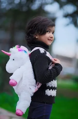 Mochila unicornio peluche hotsell