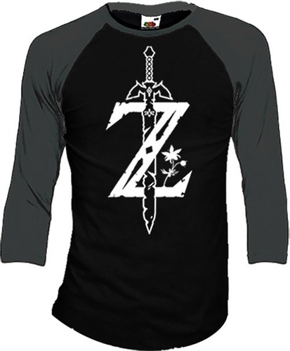 Zelda Playeras Manga 3/4 Para Hombre Y Mujer D8