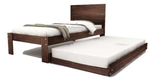 Cama Canguro, Box Doble Base Individual Litera ( Duplex )