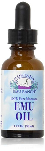 100% Puro Aceite De Emu Montana Montana Emu Ranch Co. 1 Oz L