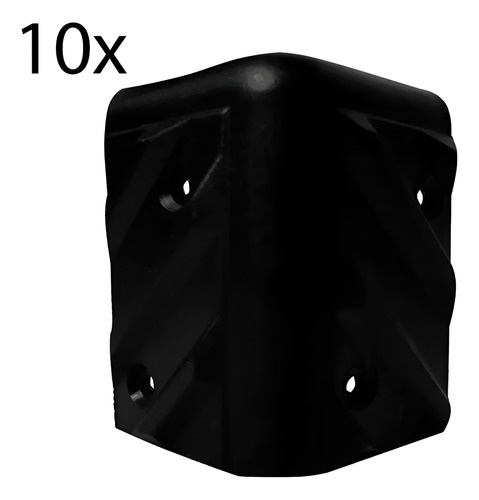 Esquinero De Polietileno 8x4,5 Cajon Corneta Altavoces 10uni