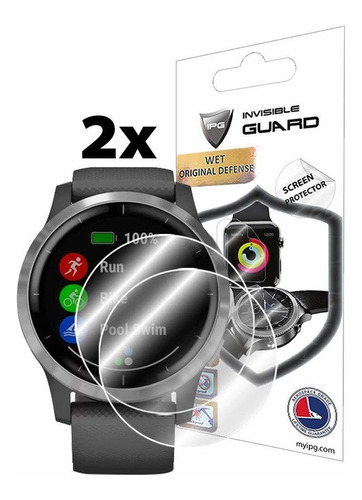 2 Films Protector De Pantalla Garmin Vivoactive 4 