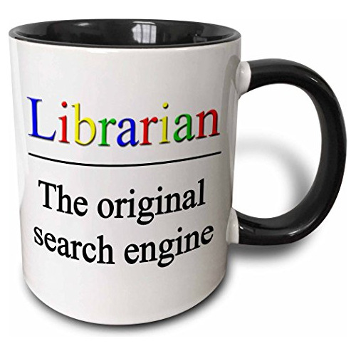 Taza Librarian The Original Search Engine, 11 Oz, Color...