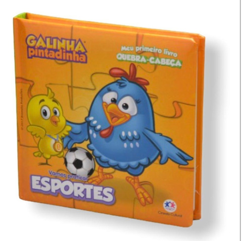 Livro Quebra Cabeça Educativo Infantil Galinha Pintadinha 