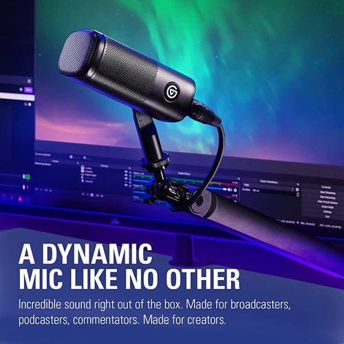 Elgato Wave Dx - Micrófono Xlr Dinámico, Patrón Cardioide, R