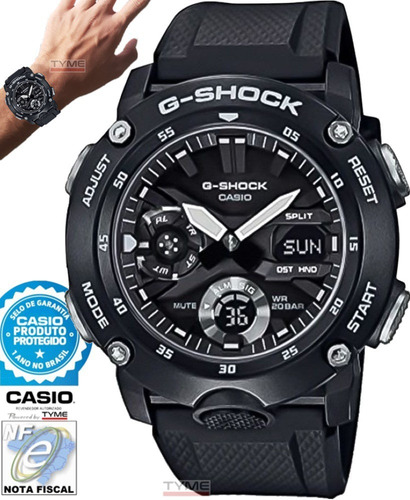 Relógio Casio G-shock Carbon Core Guard Ga-2000s-1adr C/ Nfe